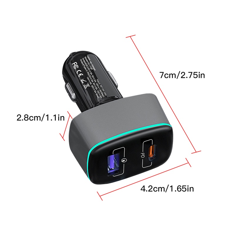 Cục Sạc Nhanh zzz 100W Công Suất Cao Hai Cửa Cho Mavic Mini 2