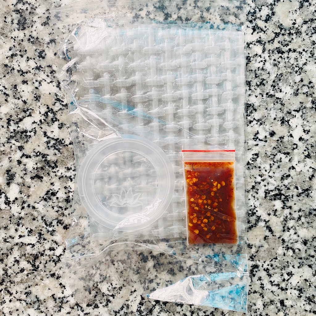 Bánh Tráng Chấm Sốt Muối Ớt UNIN Set Nước Chấm Thần Thánh Kèm Bánh Kèm Hũ Sốt Siêu Ngon - Ăn Vặt Ngon BT02