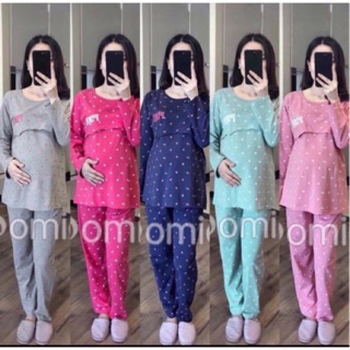 Bộ Pink bầu và sau sinh dài tay