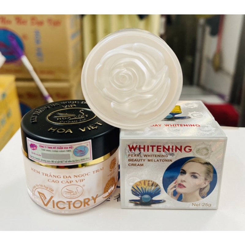 BỘ KEM LANXI TRẮNG DA NGỌC TRAI VICTORY HOA VIỆT