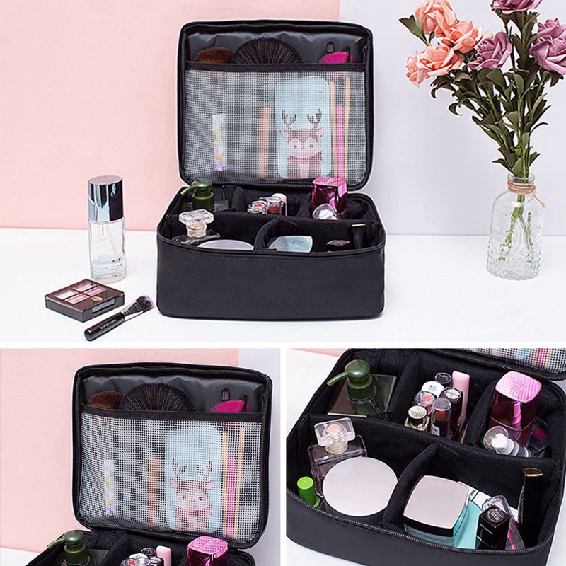 mohanzi  Professionale Grande Borsa Makeup Kit da Viaggio Impermeabile Simple Stoccaggio