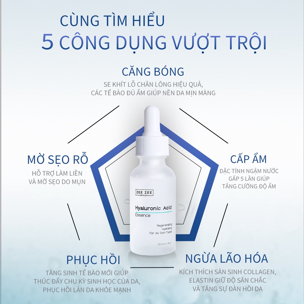 Bộ sản phẩm tinh chất sáng da mờ thâm cấp ẩm kèm tẩy da môi tùy chọn | ZEE ZEE skincare