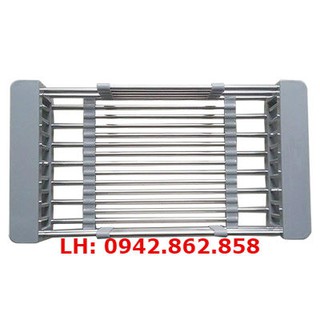 KHAY RỔ KÉO TĂNG ĐƯA ĐẶT TRÊN CHẬU RỬA CHÉN HP-020 (GÒ VẤP)