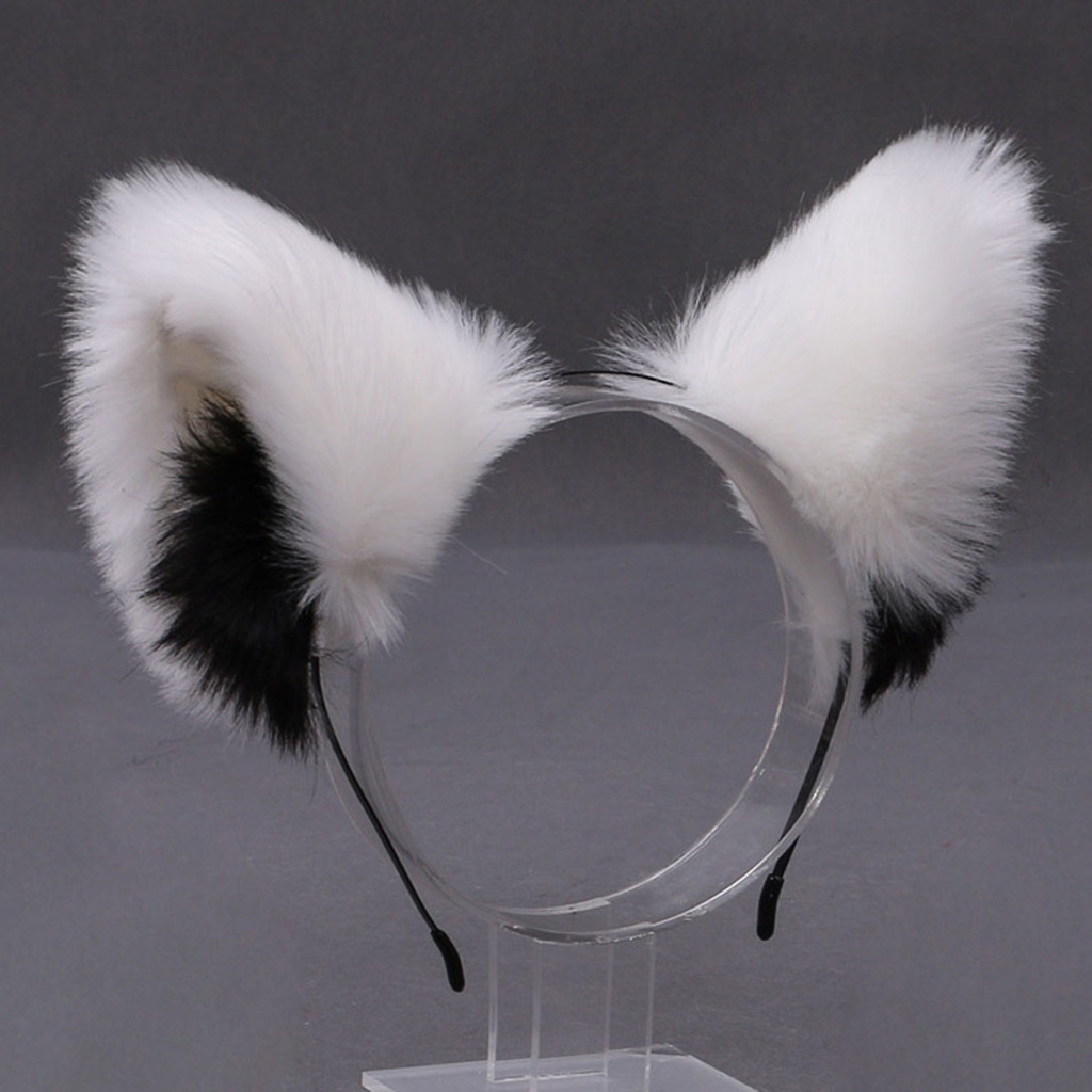 Băng Đô Tai Mèo Lông Xù Tinh Tế Dùng Hóa Trang Tiệc Tùng