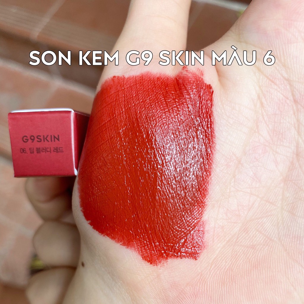 (Chính Hãng)Son Kem G9 Skin First V-Fit Velvet Tint 3.5g