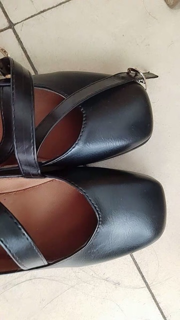 Giày Mary Jane mũi vuông, chất da PU đẹp, quai chéo ulzzang ( ảnh thật) | BigBuy360 - bigbuy360.vn