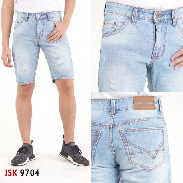 Quần Short Jean Thiết Kế Năng Động Hợp Thời Trang Cho Nam