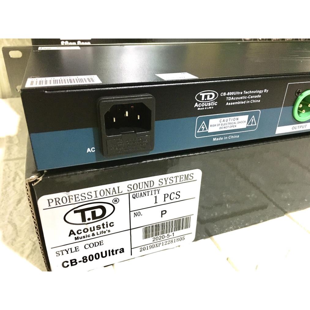 Nâng Tiếng TD CB800 untral Nâng Bass Căng,Treb Sáng. Chỉnh Nhạc Cực Hay Cho Bộ Dàn Âm Thanh Karaoke