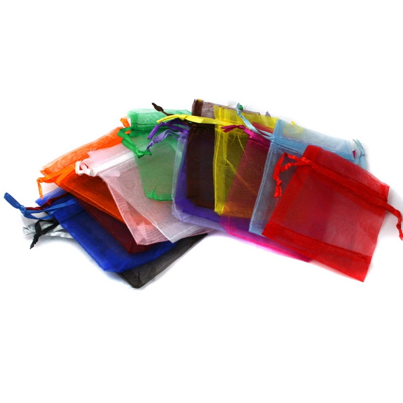 BEADIA Set 10 Túi Rút Đựng Trang Sức 7x9cm 9x12cm 10x15cm 13x18cm