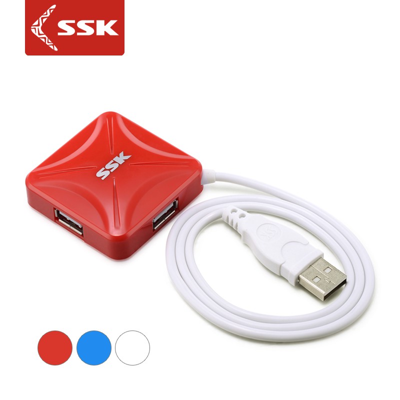 hUB usb BỘ CHIA USB 2.0 TỪ 1 RA 4 SSK SHU 027