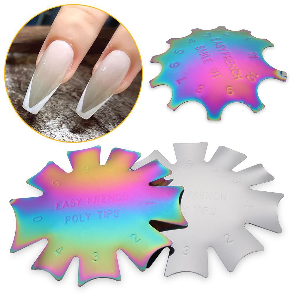 Kat1 Phụ Kiện Trang Trí Móng Tay Hình Chữ V Đa Phong Cách Pháp Dễ Dàng