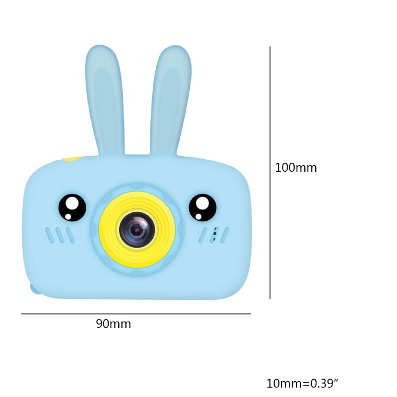 Máy ảnh đồ chơi hình tai thỏ mini 1080P dành cho bé
 | BigBuy360 - bigbuy360.vn