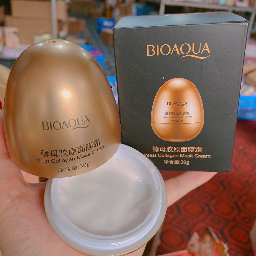 Hộp kem dưỡng da Colagen Mask quả trứng Bioaqua