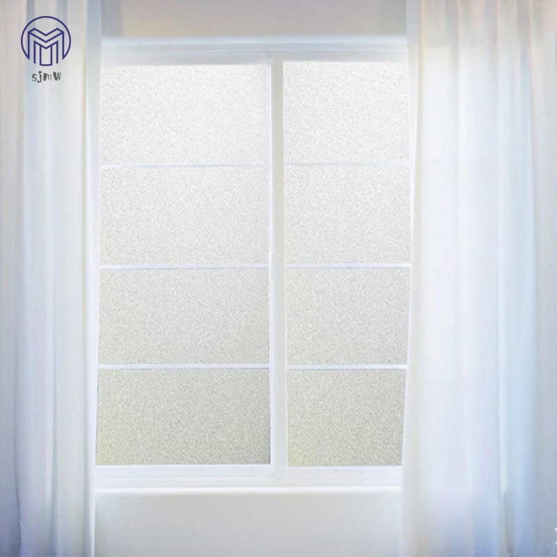 ☆SJMW☆ 200 x 60CM Home Bathroom Office Glass Walls Window Door Privacy Film Sticker PVC Frosted
