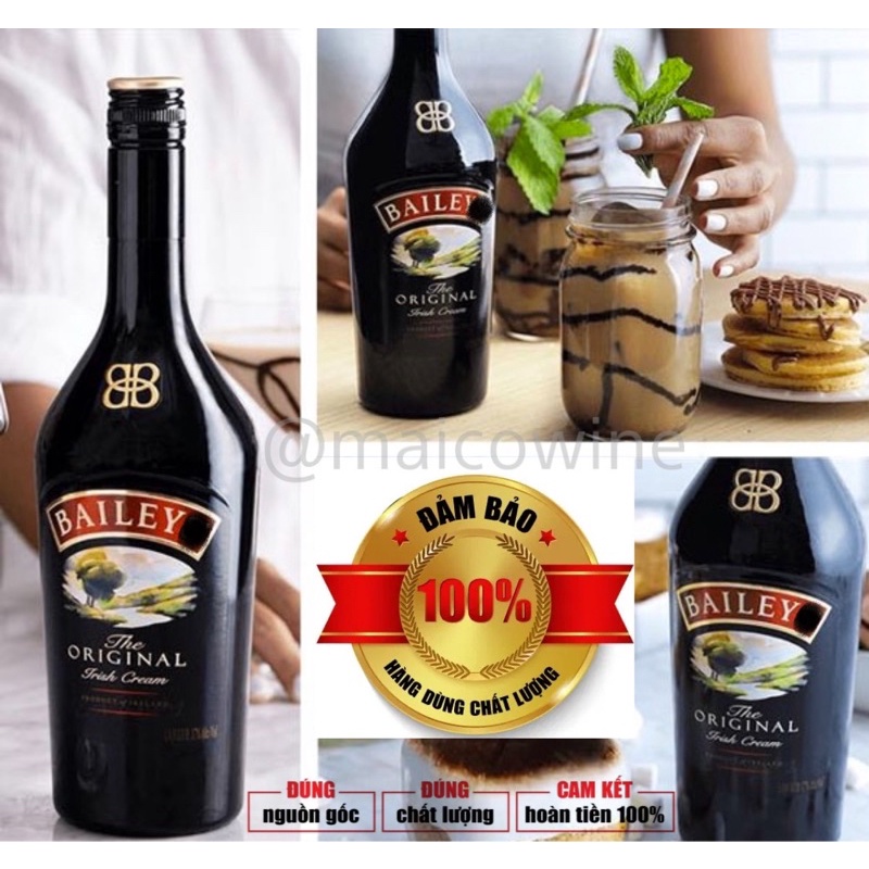 HỎA TỐC TÂN PHÚ. BAILEY SỮA PHA COCKTAIL 750ML DATE XA | CÓ SẴN | GIAO NHANH | PHÚ NHUẬN