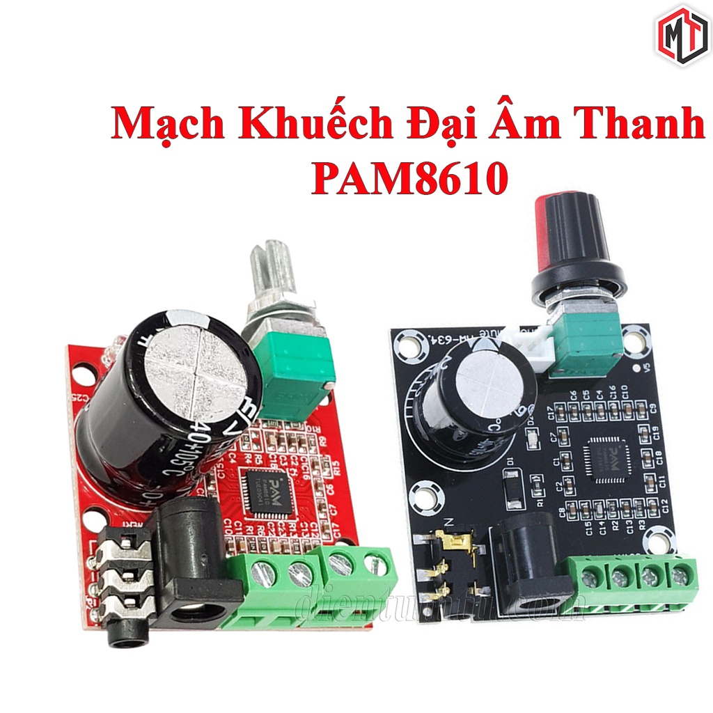 Mạch Khuếch Đại Âm Thanh PAM8610 TDA2030 Class D 12V 2x10W 2x15W