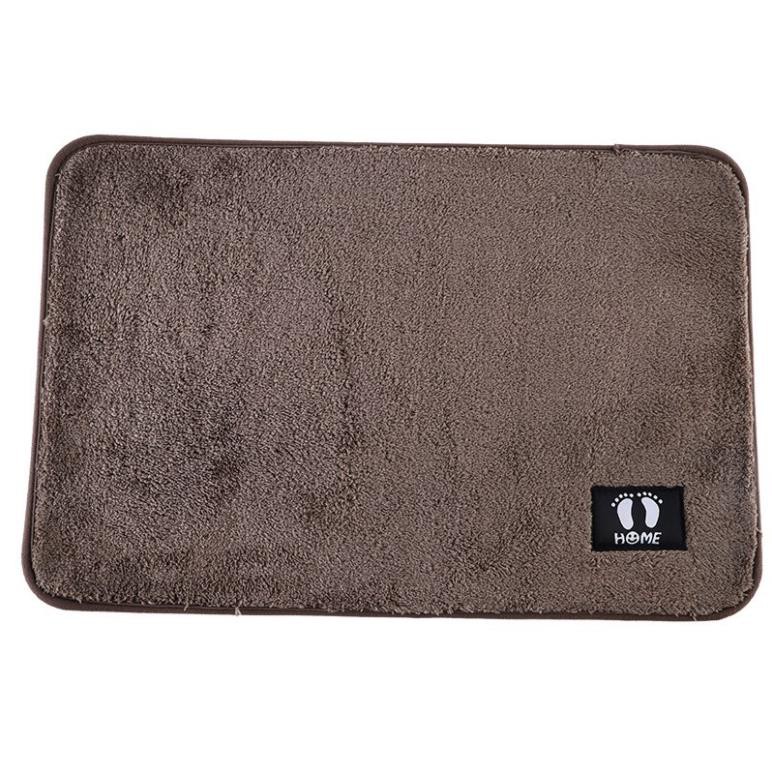 Thảm lau chân, chùi chân vải nỉ chống trơn trượt, thấm hút tốt (40 x 60)