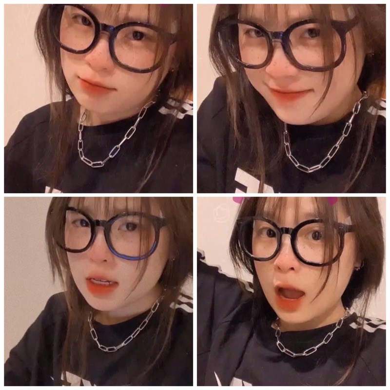 Gọng kính tròn to loại gọng dày hot tiktok | BigBuy360 - bigbuy360.vn