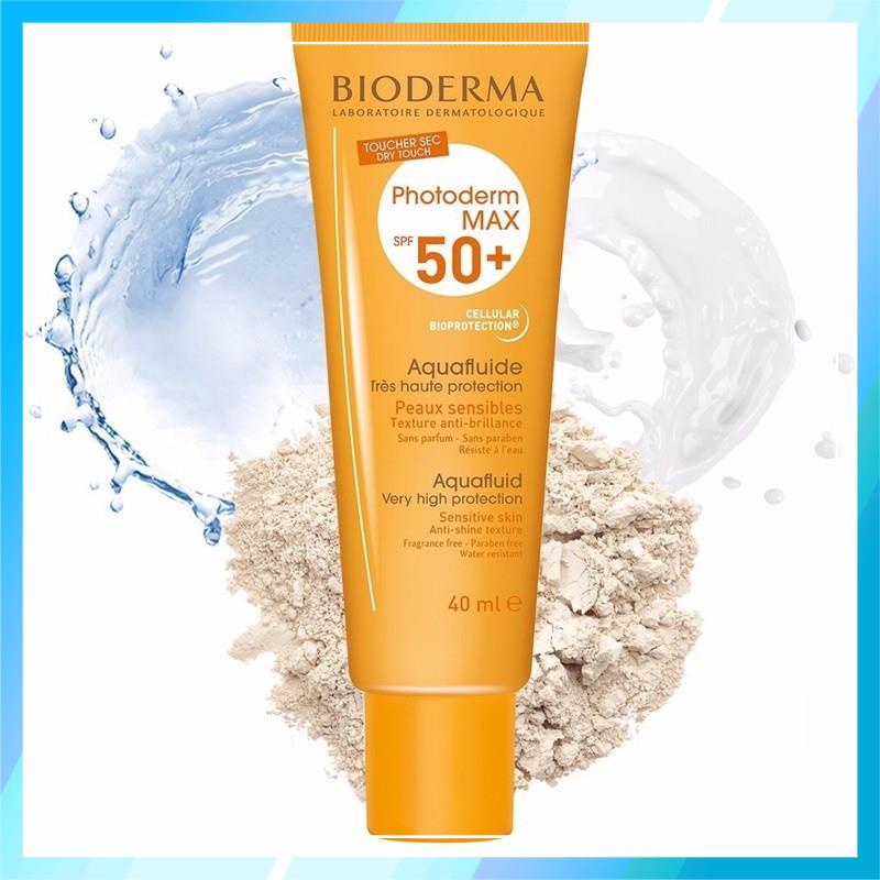 Kem chống nắng Bioderma Photoderm Max Aqua Fluide SPF 50+ dành cho da dầu | BigBuy360 - bigbuy360.vn