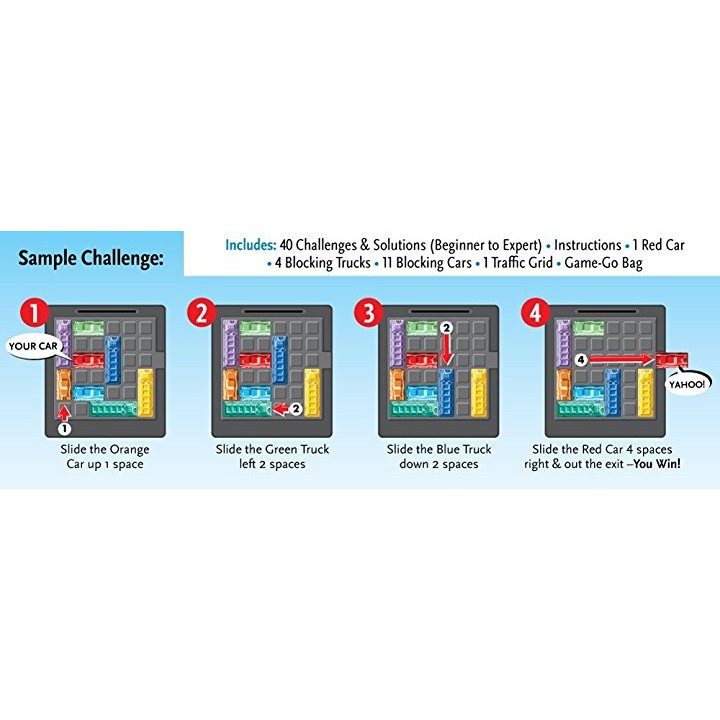 Bộ đồ chơi tư duy thông minh chiến thuật Thinkfun Roush Hour 5050/5000