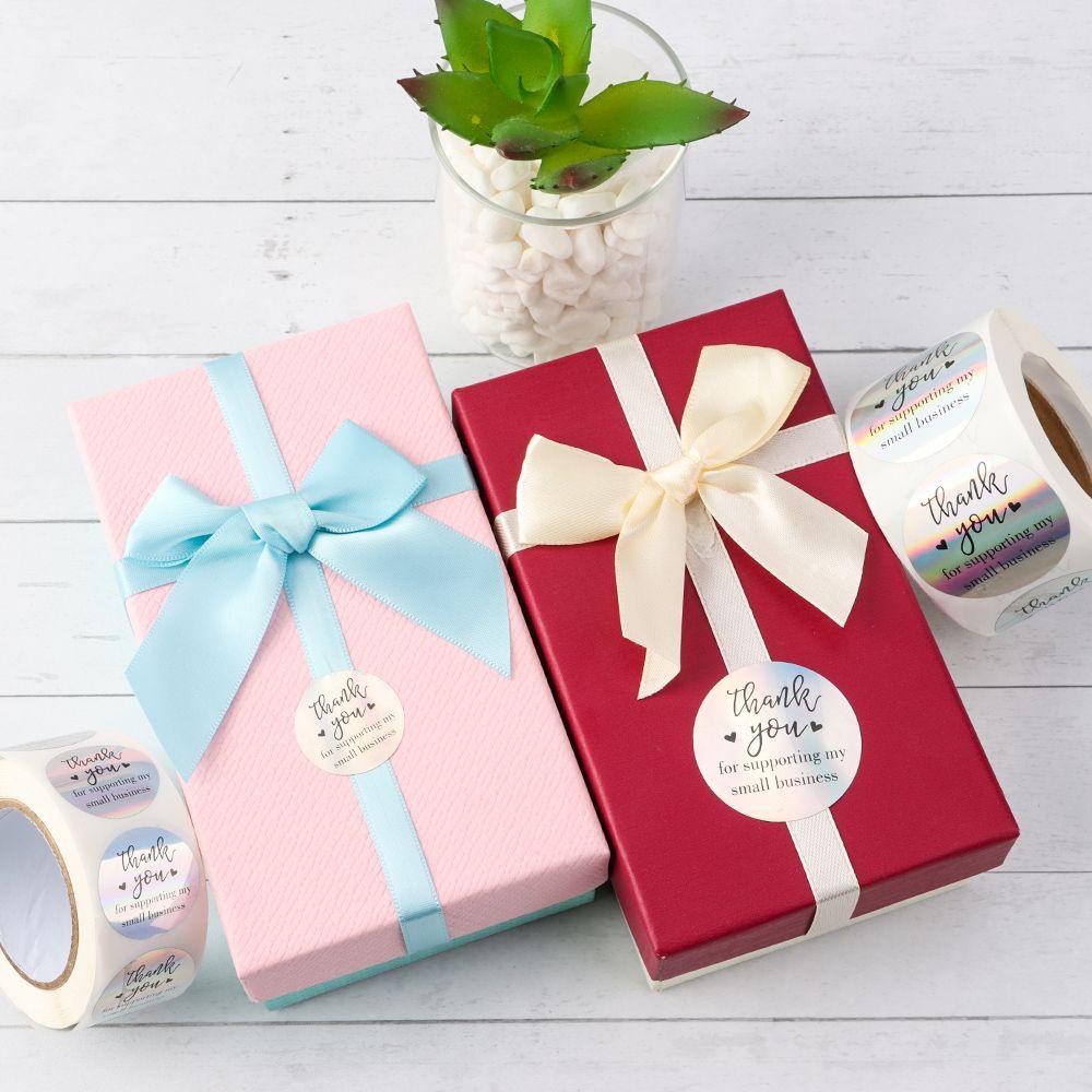 CHOOKEY Set 500 Miếng Dán 1inch Màu Cầu Vồng Xinh Xắn