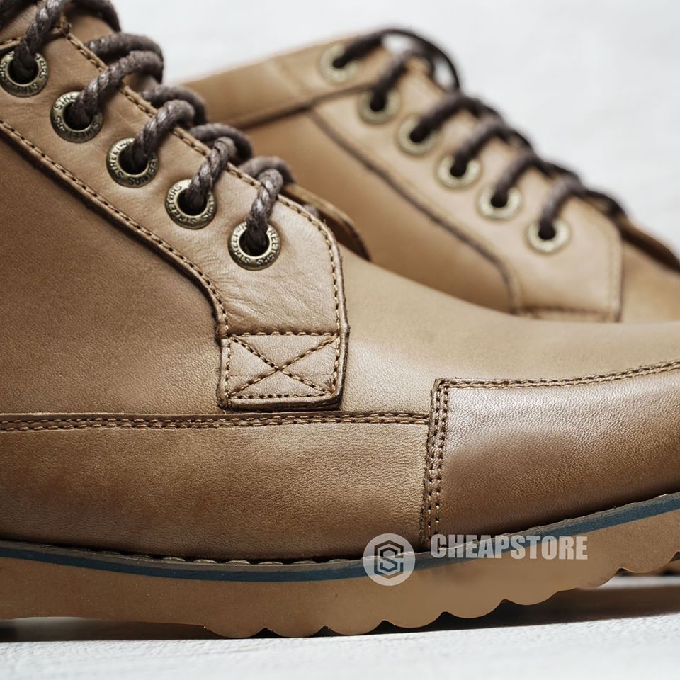 TSW - Giày nam da bò công sở cổ cao - Giầy đốc da bò nguyên tấm, đế cao su cao cấp CHEAPSTOREVN - CS604 (bảo hành 24 th