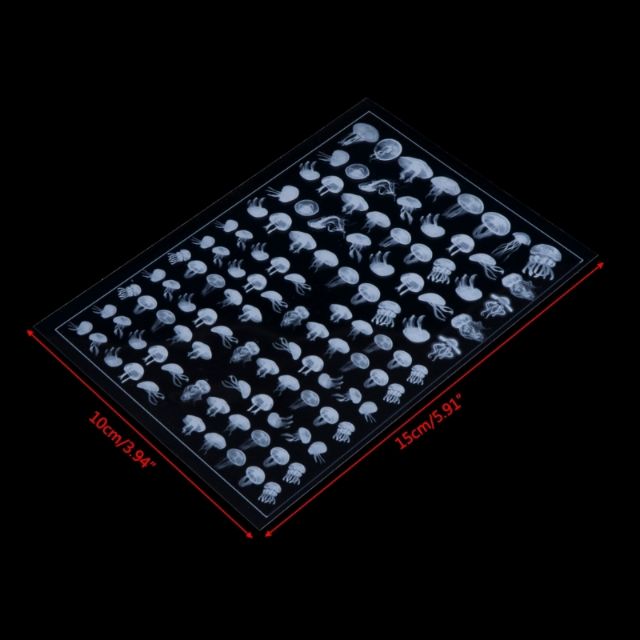 Bộ 3 miếng dán decal sticker sứa nhiều mẫu.