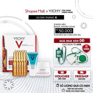 Bộ dưỡng chất giúp ngăn ngừa vết nhăn và trẻ hóa làn da VICHY Liftactiv Ampoule