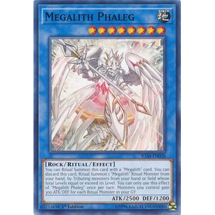 Thẻ bài Yugioh - TCG - Megalith Phaleg / IGAS-EN038'