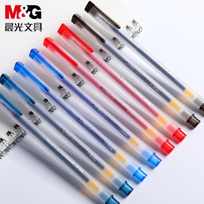 Bút Mực Gel Mực Đen Ngòi 0.5mm Thiết Kế Vỏ Màu Đen Độc Đáo Cho Học Sinh/Văn Phòng