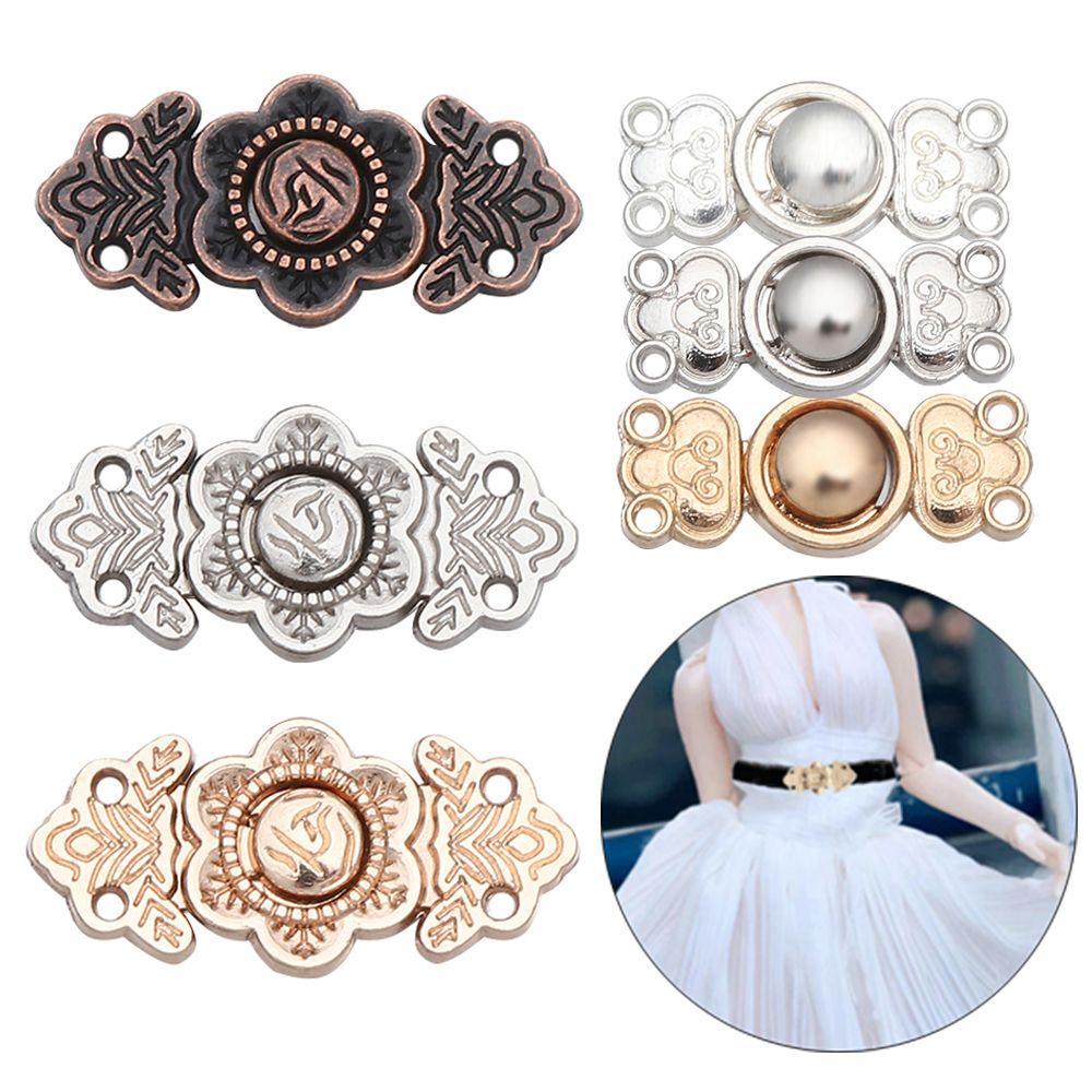 LAYOR1 Set 5 Nút Thắt Lưng Bằng Kim Loại Dành Cho Búp Bê