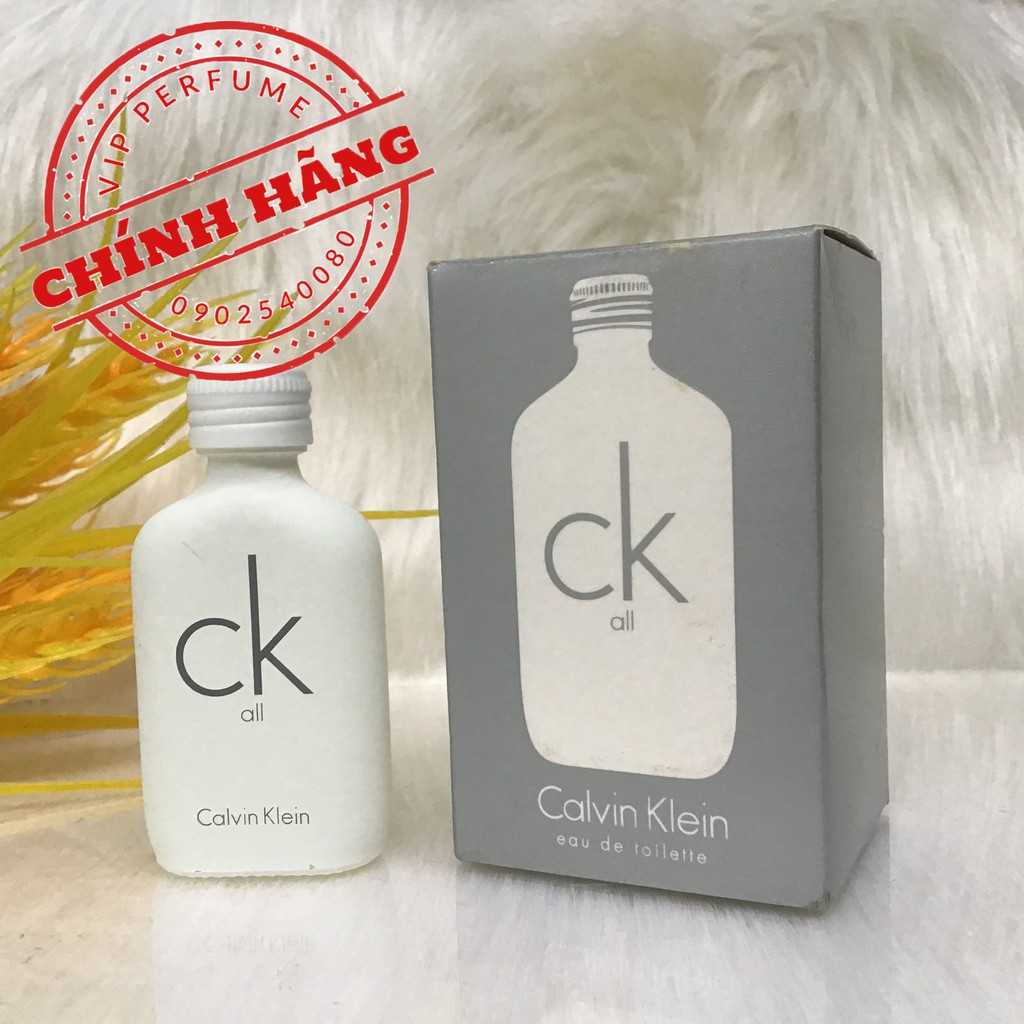 [ mini ] Nước hoa unisex chính hãng Calvin Klein CK All EDT 15ml