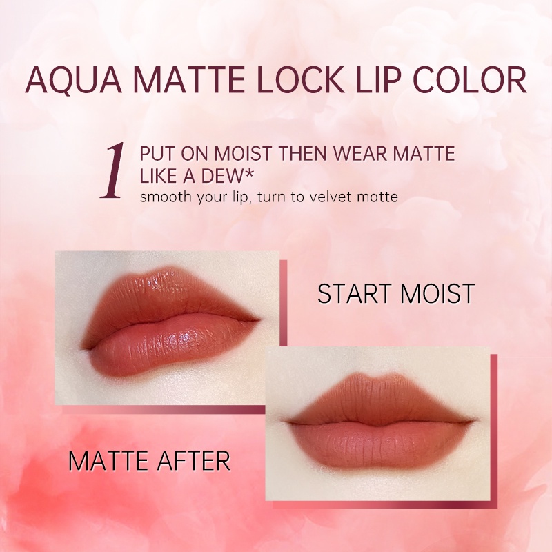 Son kem lì Watery Matte Trang điểm môi dạng lỏng không dính không thấm nước 1,8g son COLORKEY son bóng son lì son lì colorkey