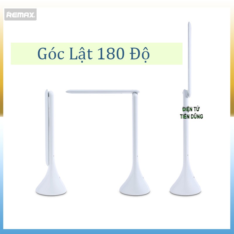 ĐÈN LED REMAX E180 DÙNG SẠC ĐIỆN- Đèn để bàn E180 chống cận có cảm ứng