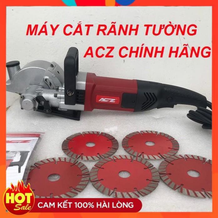 [Hàng Tốt] Máy cắt rãnh tường, mấy cắt rãnh tường acz 5 lưỡi công suất 2800W