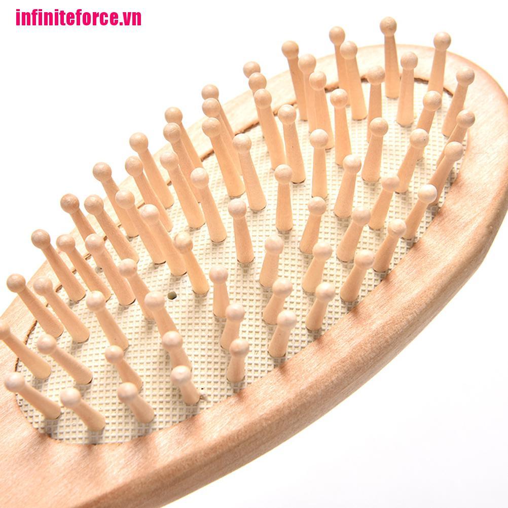 Lược Gỗ Mát Xa Da Đầu Tiện Dụng
