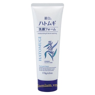 Sữa rửa mặt trắng da hatomugi 170g nhật bản
