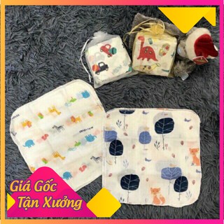 [Si-Le] Khăn sữa aden túi 10 chiếc (sỉ, lẻ)