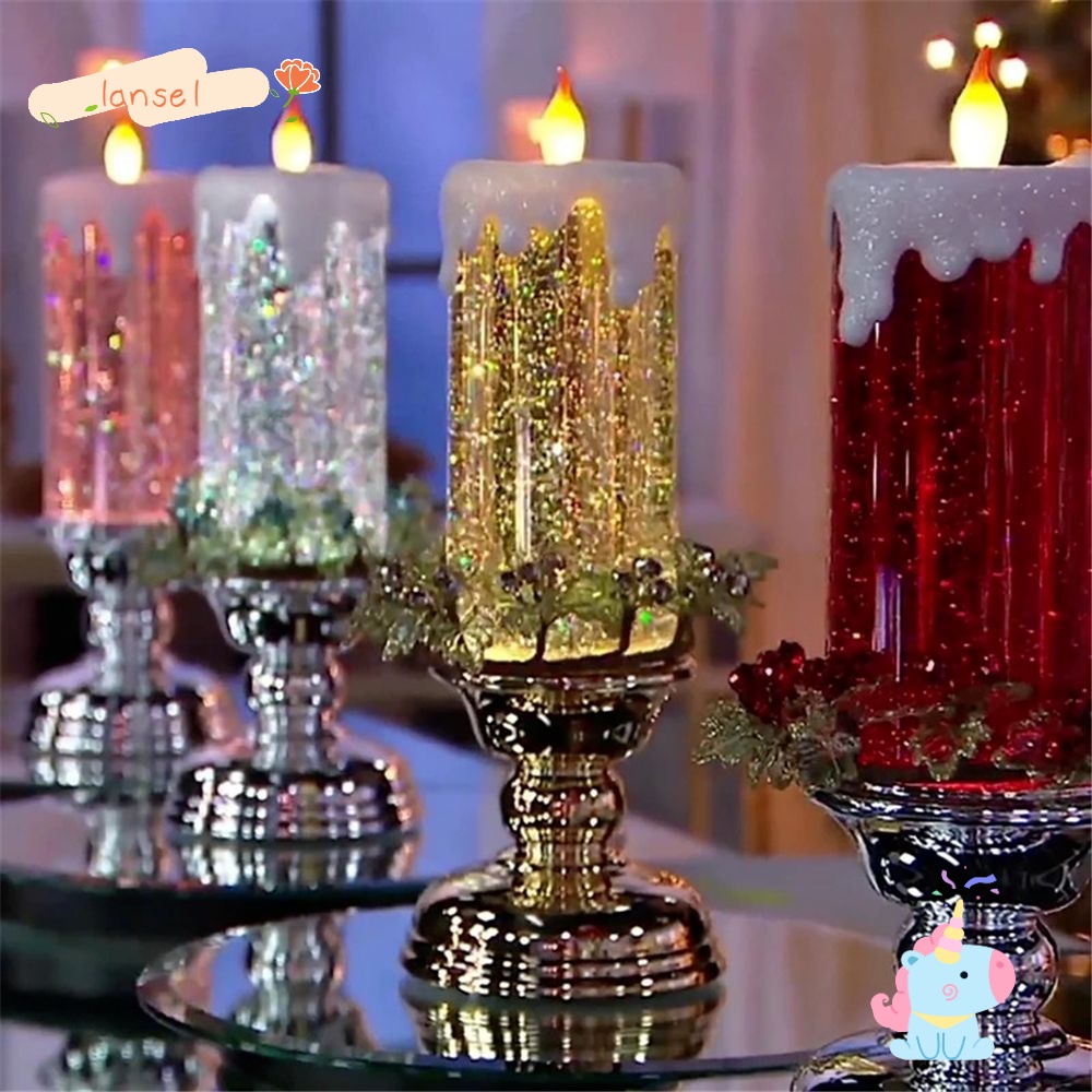 Đèn LED Hình Cây Nến Dạng Xoắn Không Lửa Có Thể Sạc Lại