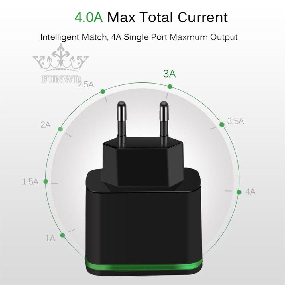Ổ Cắm Sạc 5v 4 Cổng Usb Tiện Lợi