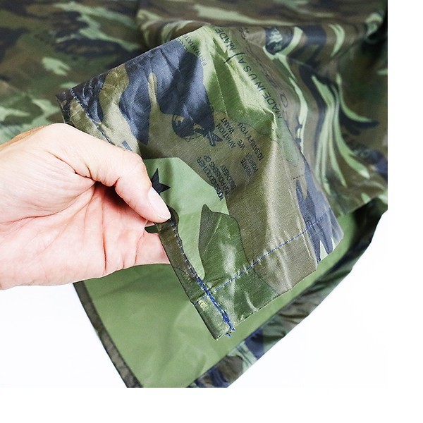 Áo mưa lính ràn rì vải dù cao cấp - loại to