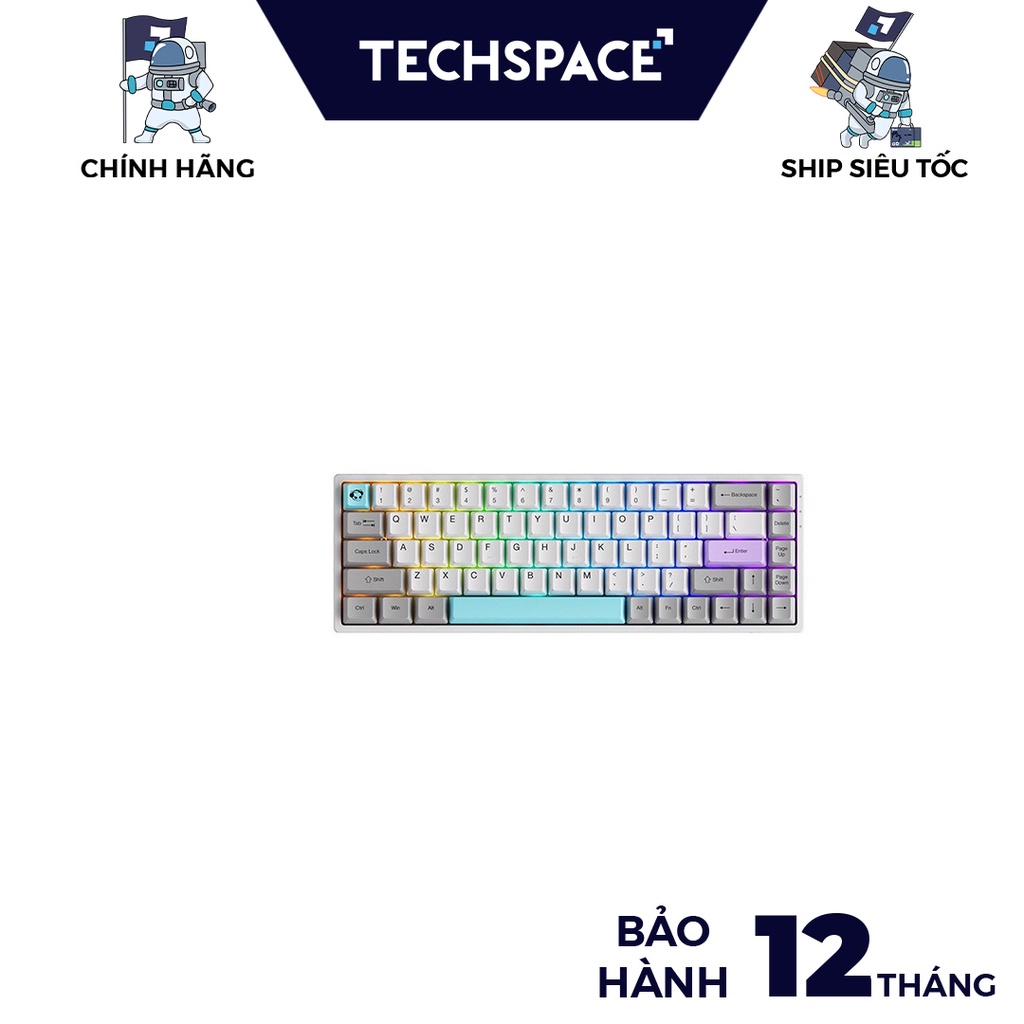 Bàn phím cơ AKKO 3068B Multi-modes Silent (Hàng chính hãng) -Bảo hành 12 tháng