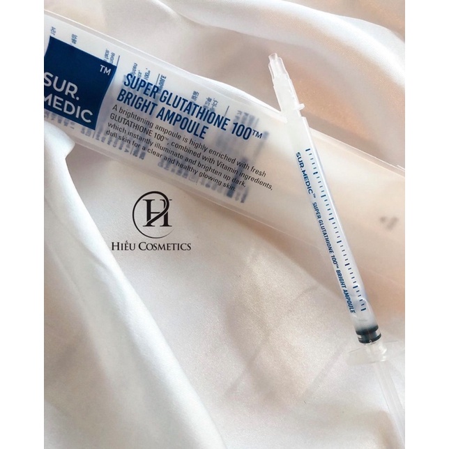 Tinh Chất Truyền Trắng Tế Bào Gốc SUR.MEDIC Super Glutathione 100 Bright Ampoule