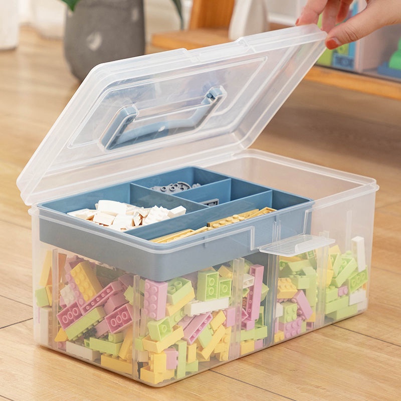 Hộp lưu trữ khối xây dựng, hộp LEGO đồ chơi trẻ em