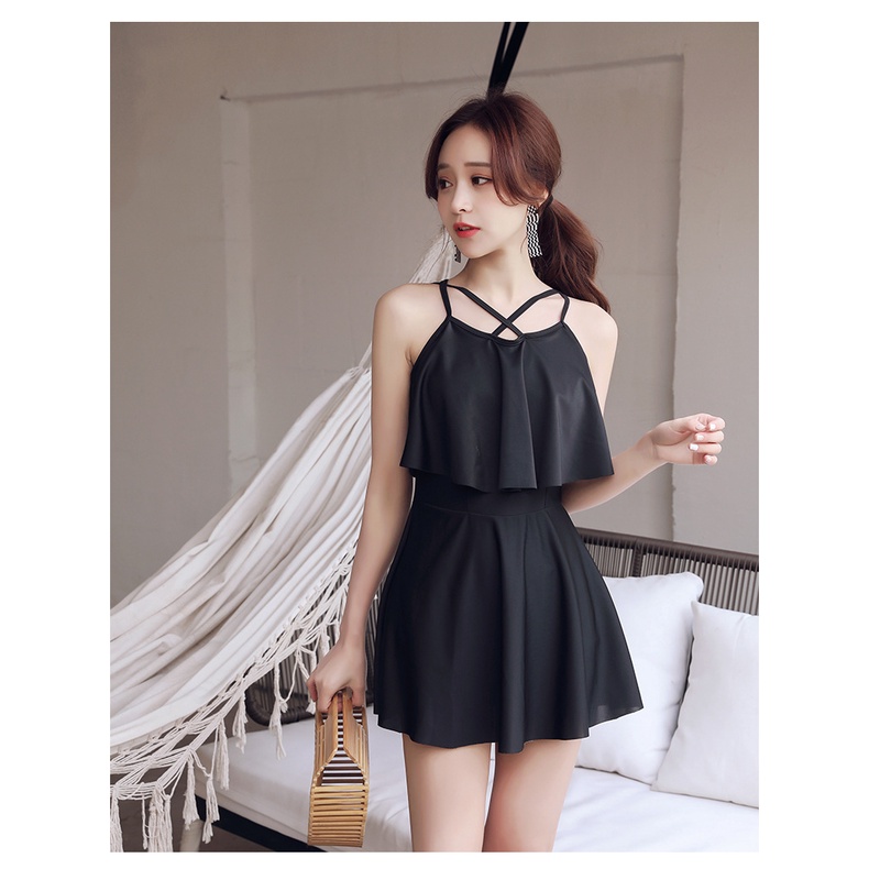 Bộ Đồ Bơi Phối Dây Chéo Quyến Rũ Thời Trang Mùa Hè Cho Nữ