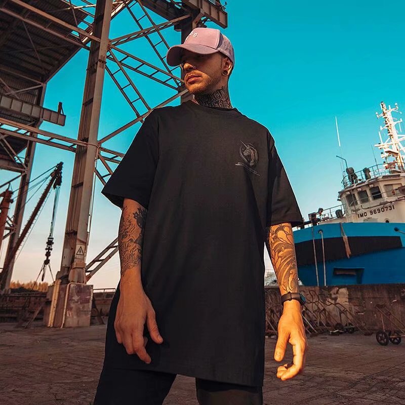 Áo Thun Tay Ngắn In Hình 5 Lớp Phong Cách Hip Hop Cho Nam Và Nữ Size S-8Xl