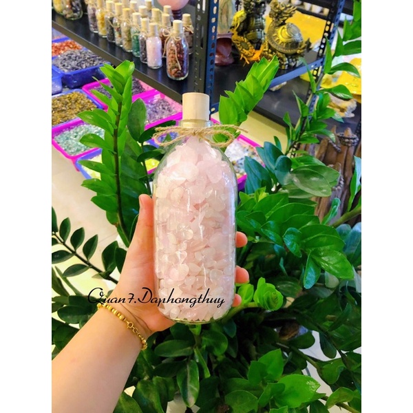 Lọ Đá Vụn Màu Tự Nhiên Phong Thuỷ 1230gram