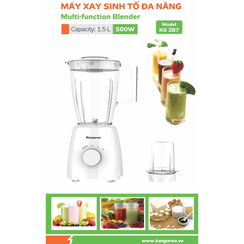 Máy xay sinh tố đa năng Kangaroo KG2B7