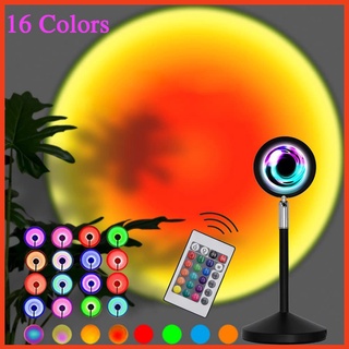 Đèn hoàng hôn 16 màu 💕FREESHIP💕 Cầu Vồng có điều khiển LED RGB - Sunset lamp sống ảo chụp ảnh quay video tiktok