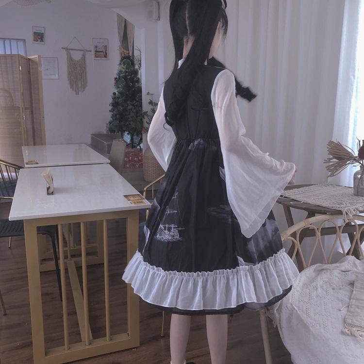 Đầm Lolita Lưng Cao Đính Nơ Chất Liệu Mềm Mại Phong Cách Retro Trung Hoa Cho Nữ | BigBuy360 - bigbuy360.vn